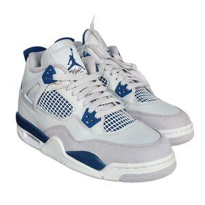 Air Jordan 4 Retro GS HF4281-141 Military Blue Sneakers Shoes 7Y NEW